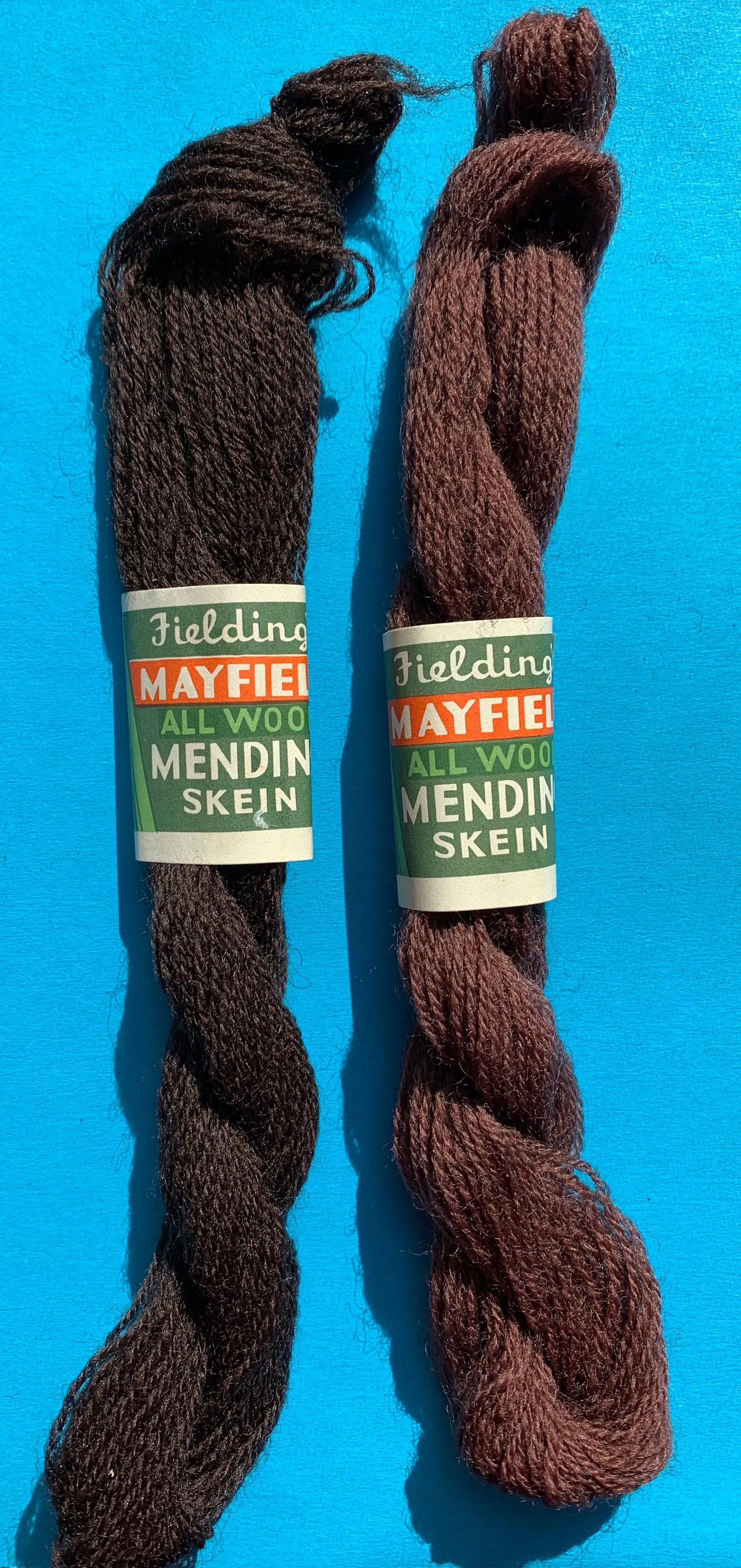 1920s & 1930s Wool Mending Skeins