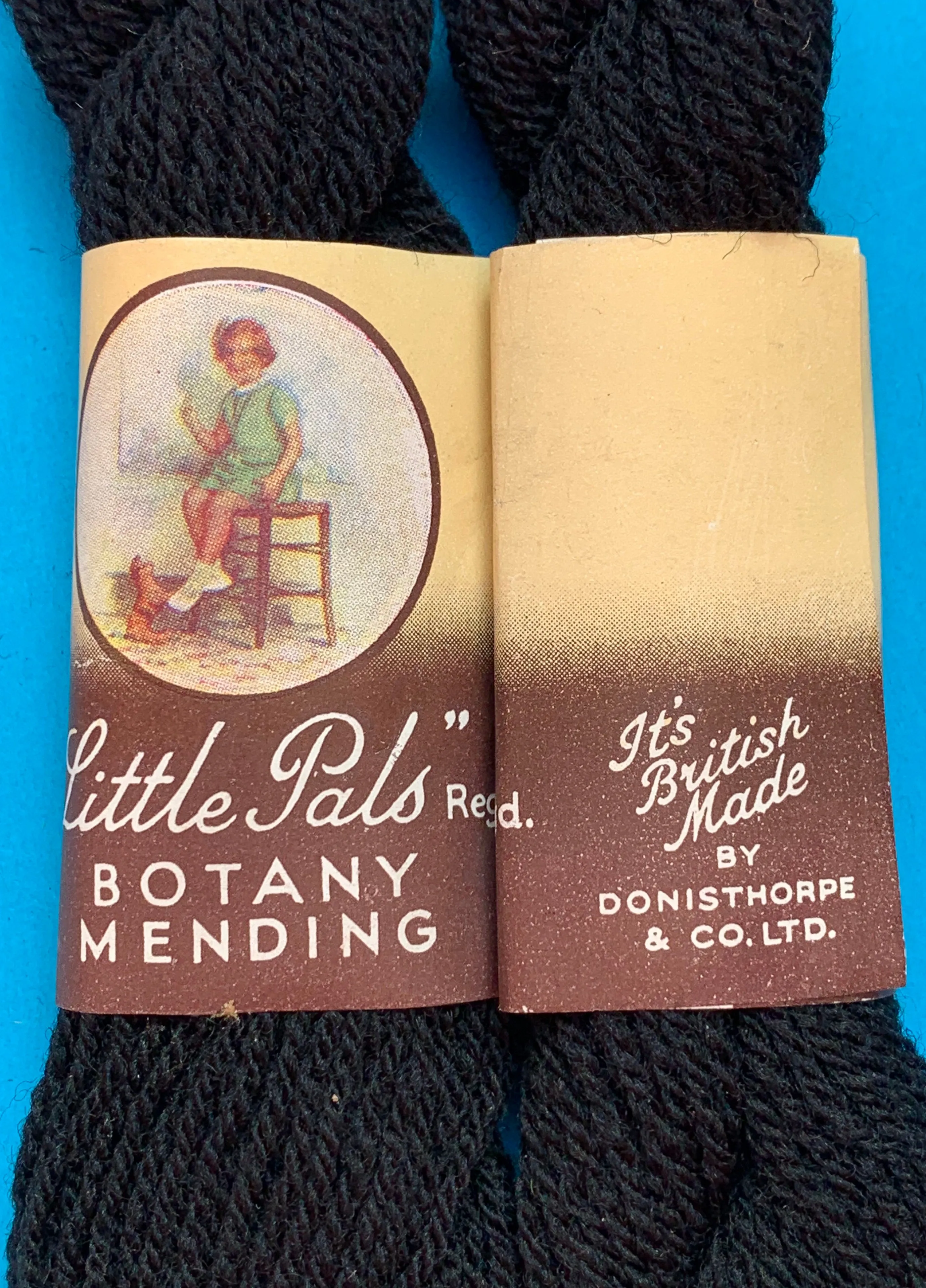 1920s & 1930s Wool Mending Skeins