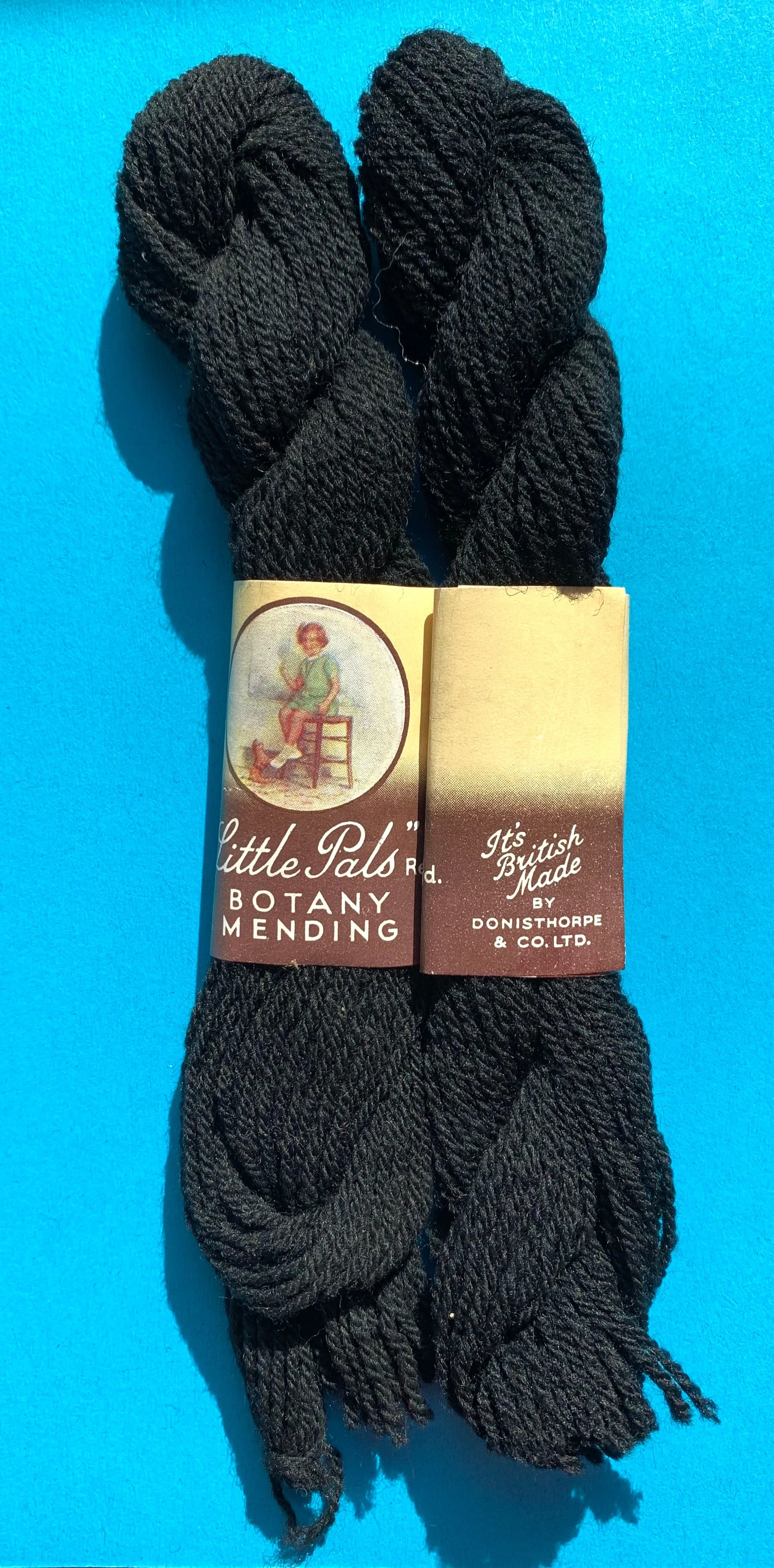 1920s & 1930s Wool Mending Skeins