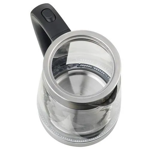 2000W 1.8L Electric Kettle in Blue Glass with UK Plug