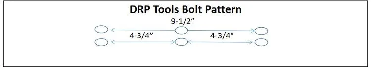 8" x 14" Combination Power Trowel Blade Blue 4-PK