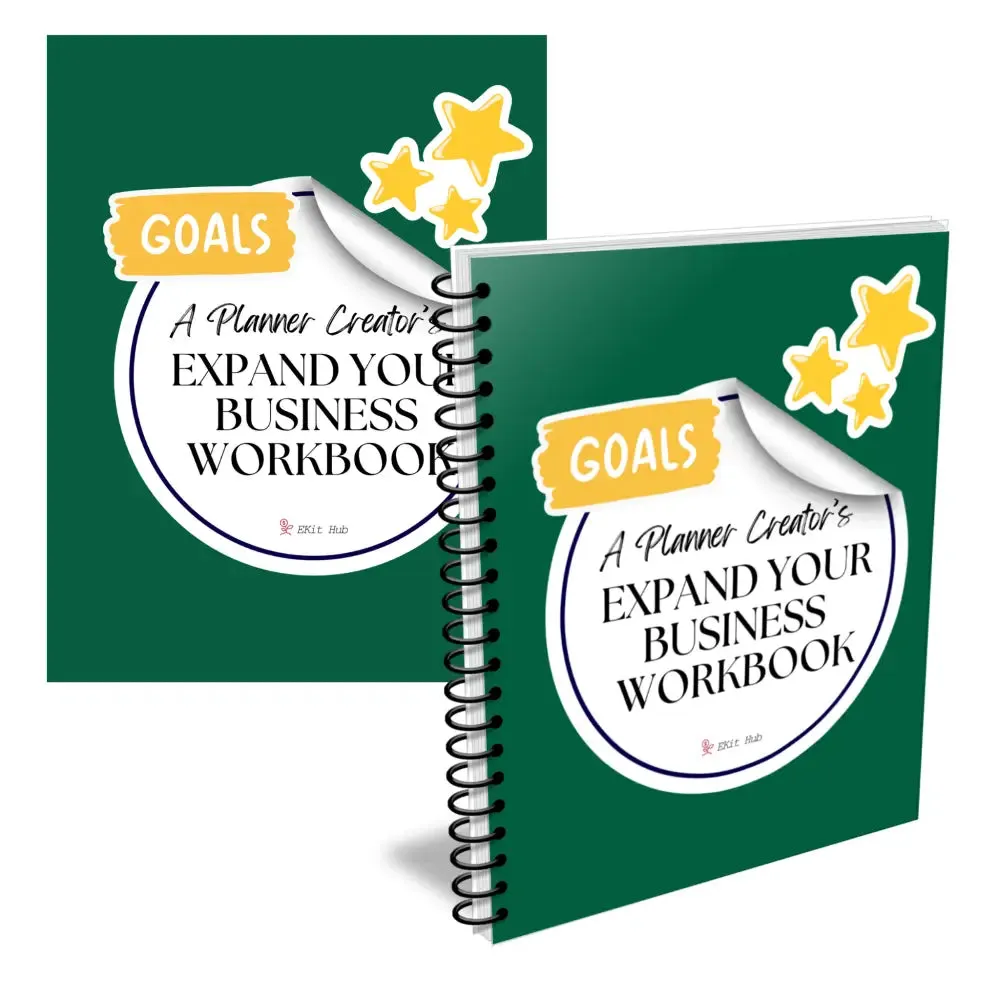 A Planner Creator's Expand Your Business Workbook - Customizable with PLR Rights
