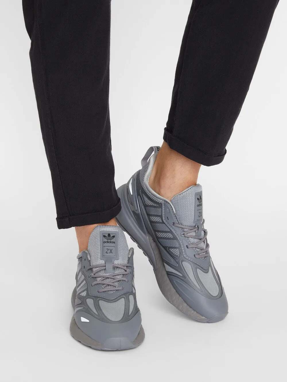 Adidas Zx 2K Boost 2.0 sneakers, grey/dark gray