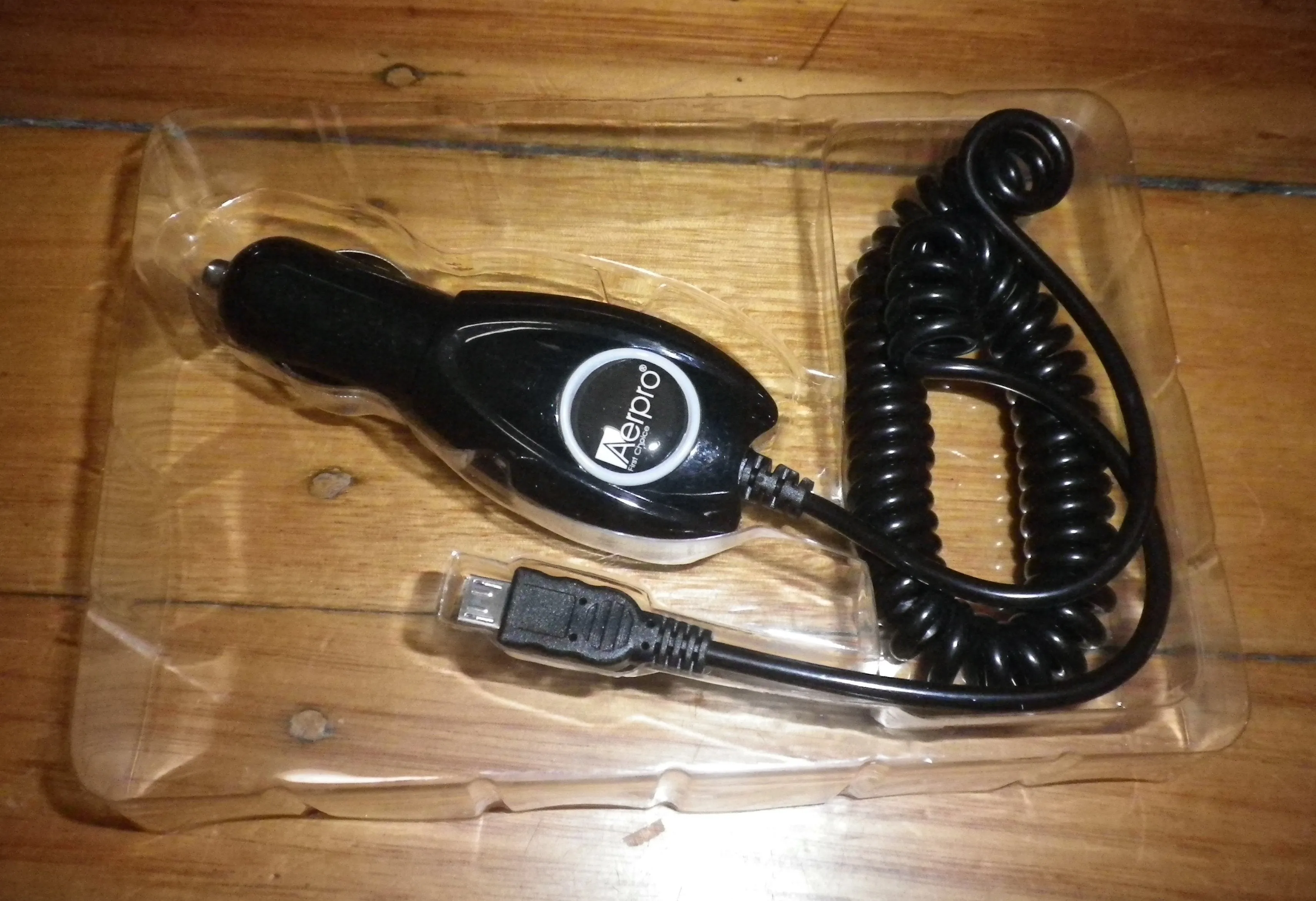 AerPro Car Charger Adaptor for Smartphones with Micro USB Plug - Part # APL81