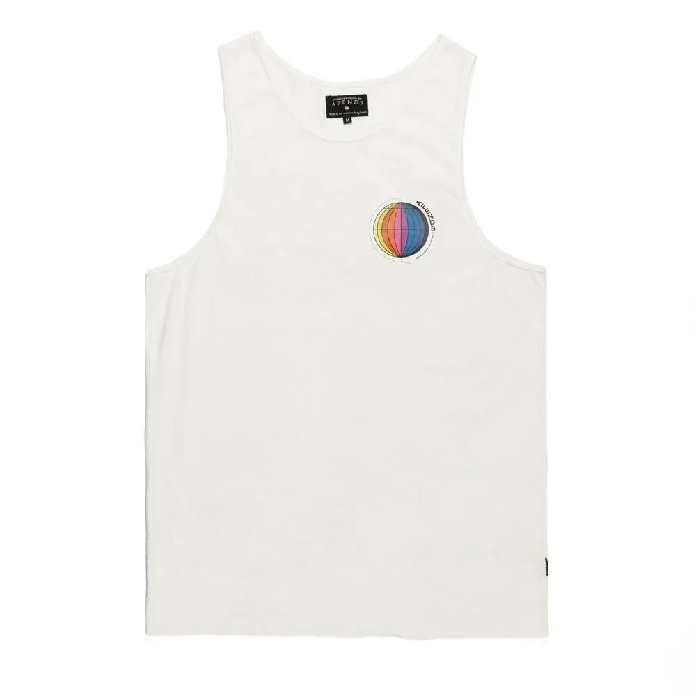 Afends Mens Turning - Slim Fit Singlet