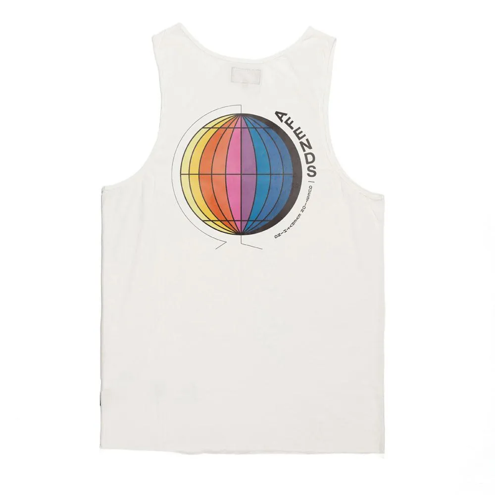 Afends Mens Turning - Slim Fit Singlet