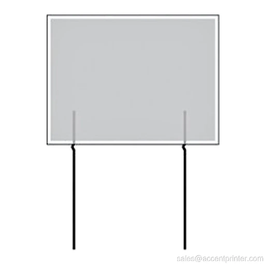Air Conditioning Service Curbside Sign, 24"w x 18"h, Full Color Double Sided