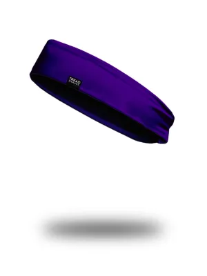 All-Season Contoured Headband - Solid Purple Set of 3
