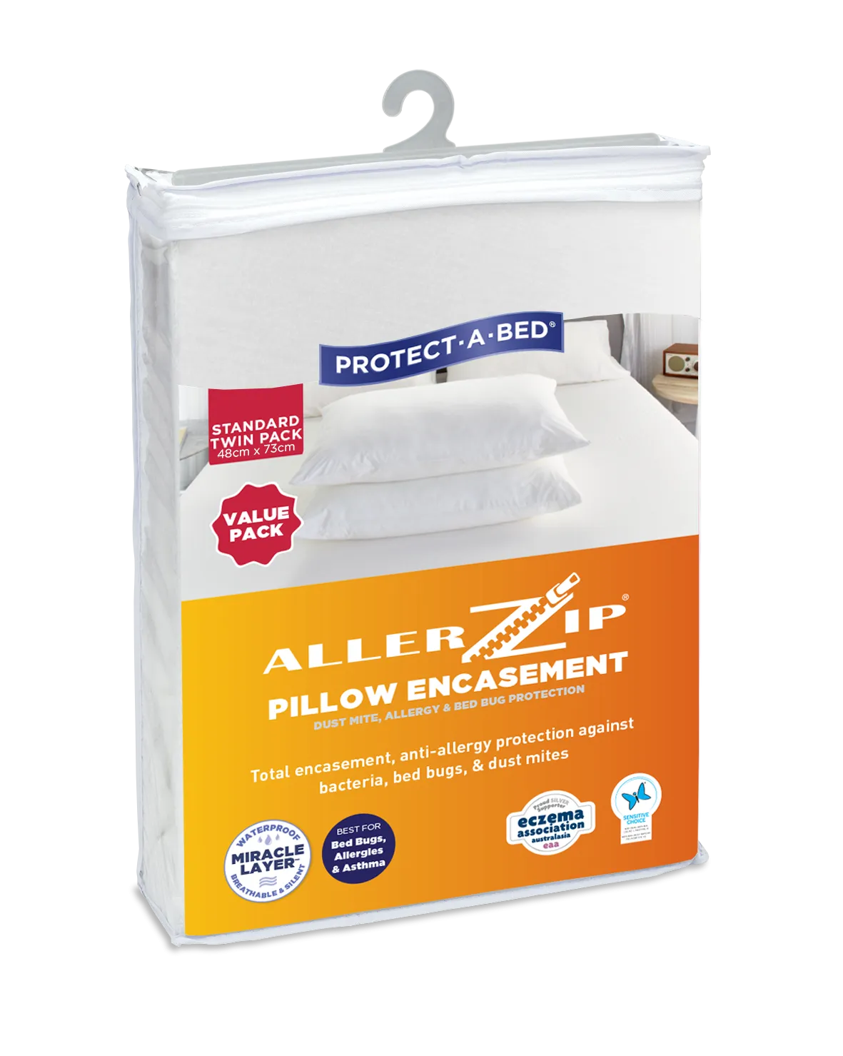 Allerzip® Fully Encased Pillow Protectors