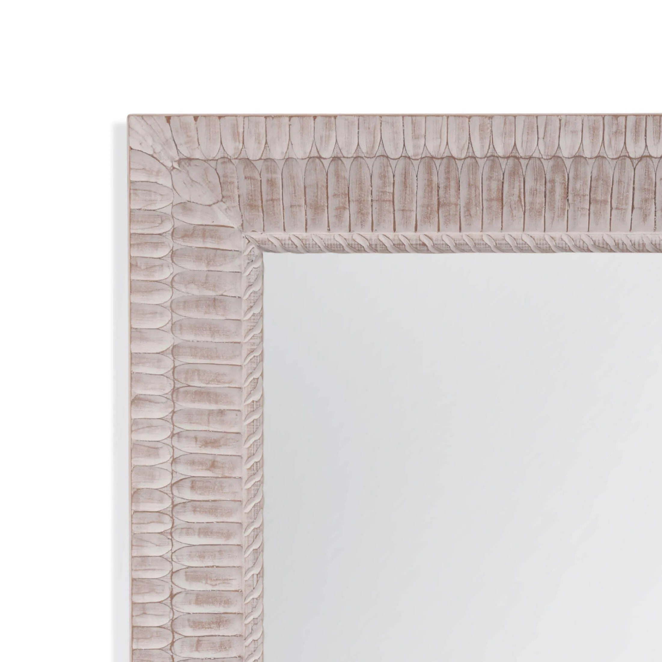 Bassett Mirror Janelle Carved Floor Mirror 36W x 71H