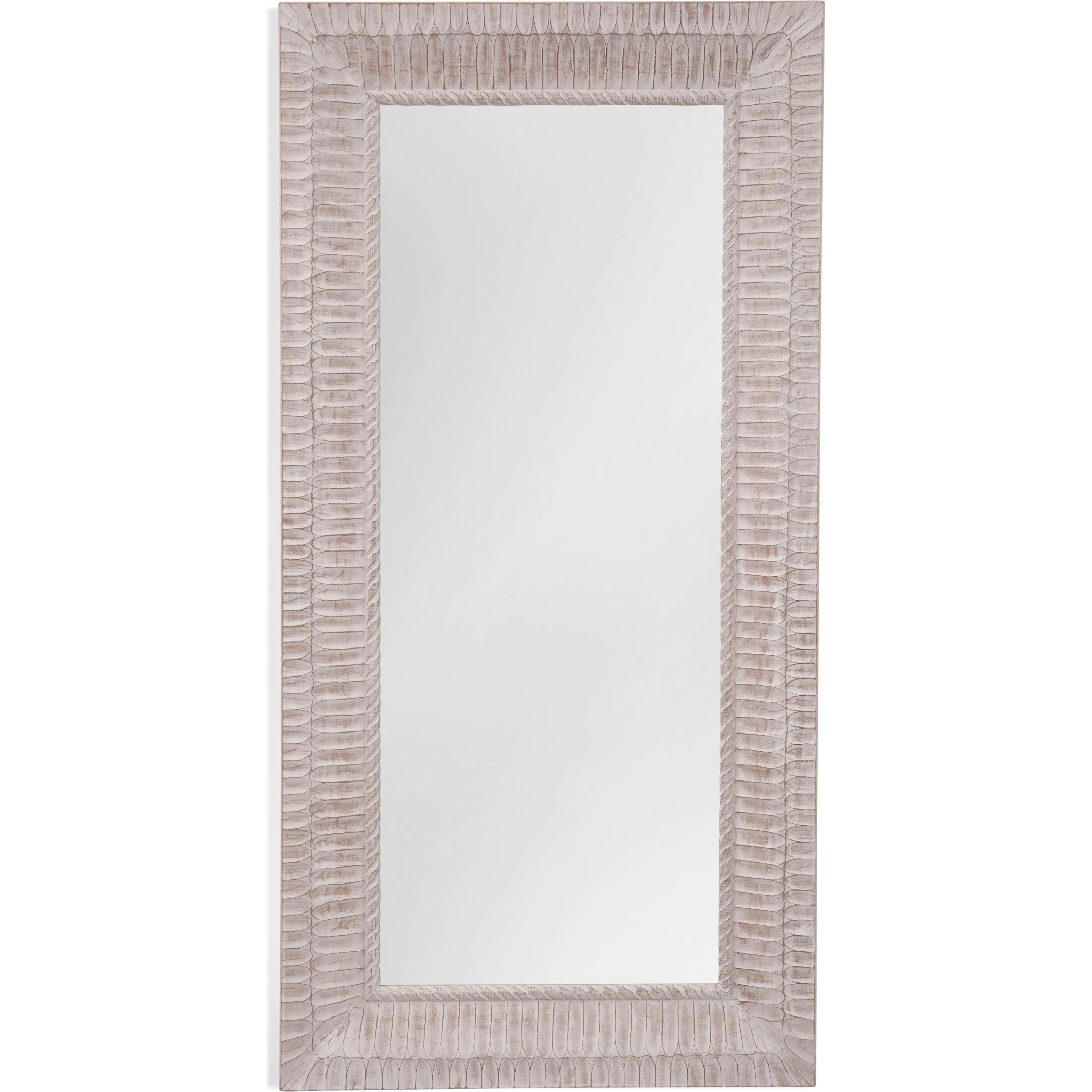 Bassett Mirror Janelle Carved Floor Mirror 36W x 71H