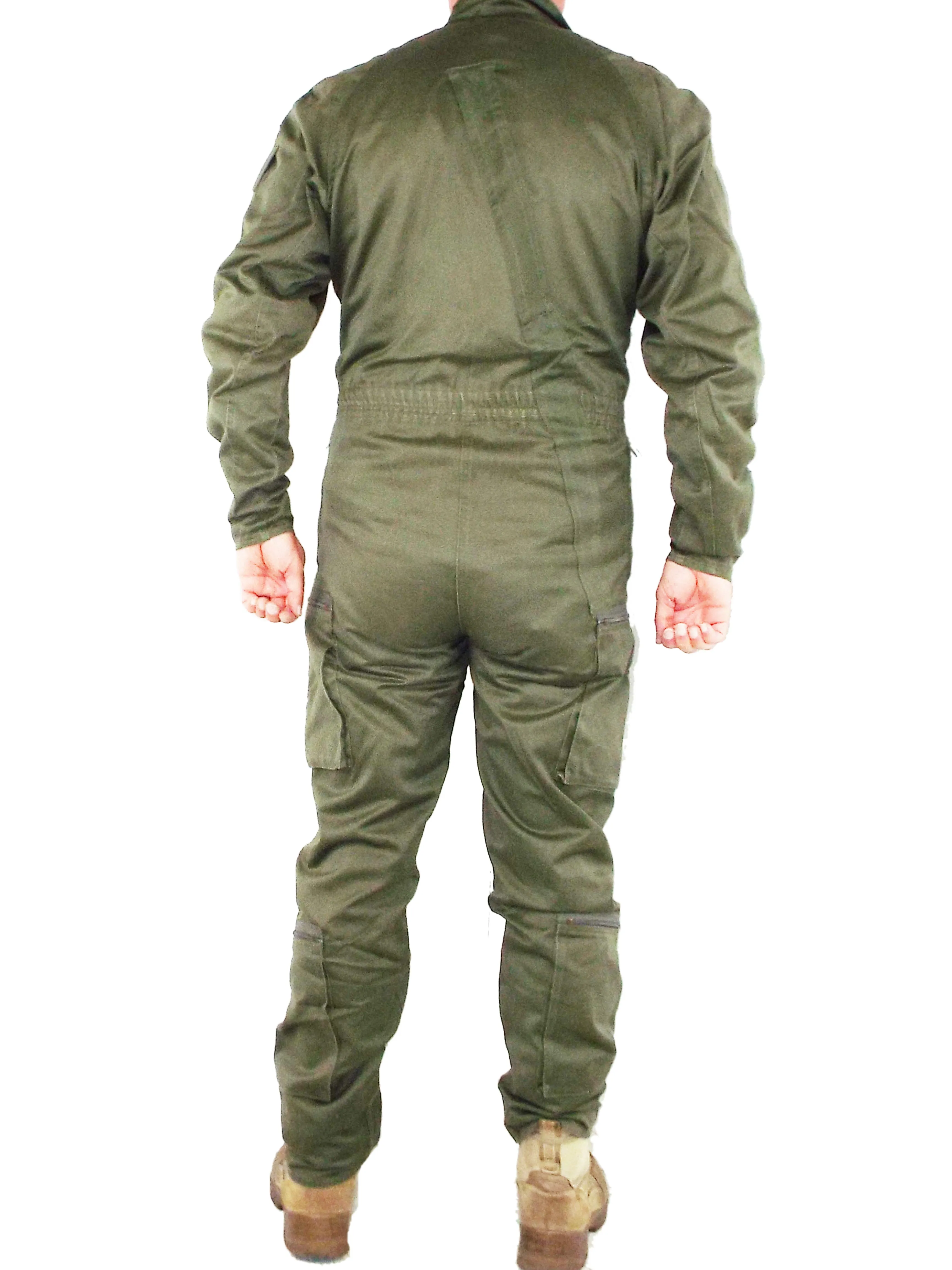 Belgian Flying Suit - Olive Green - Twin full-length zips
