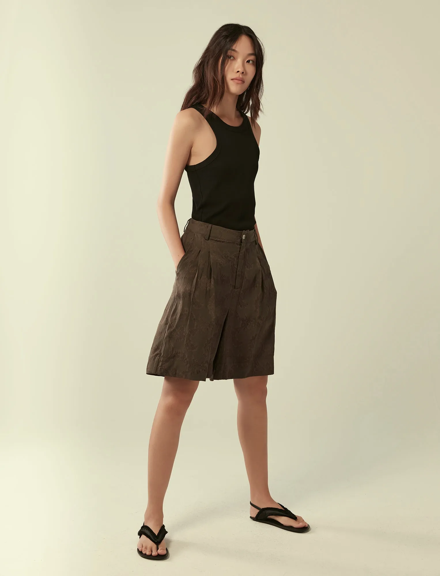 brocade tailored berms