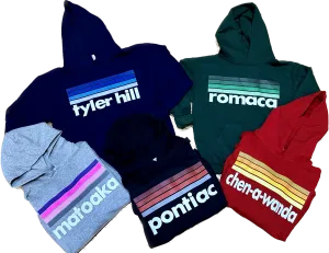 Camp Striped Traditional Hoodie