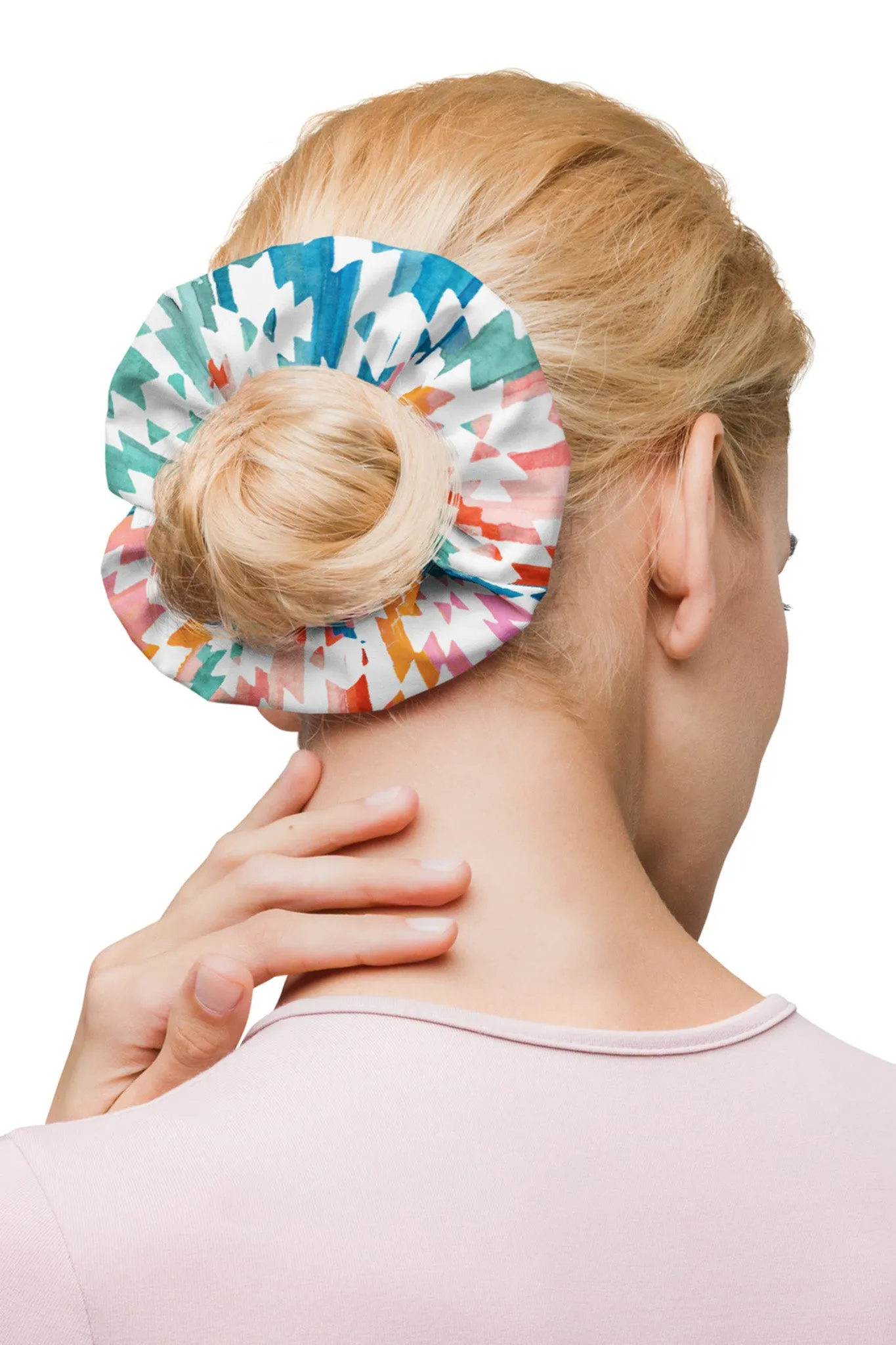 Carnvial Ikat Scrunchie