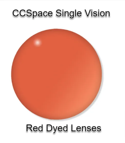 CCSpace Aspheric Single Vision Dyed Acrylic Lenses