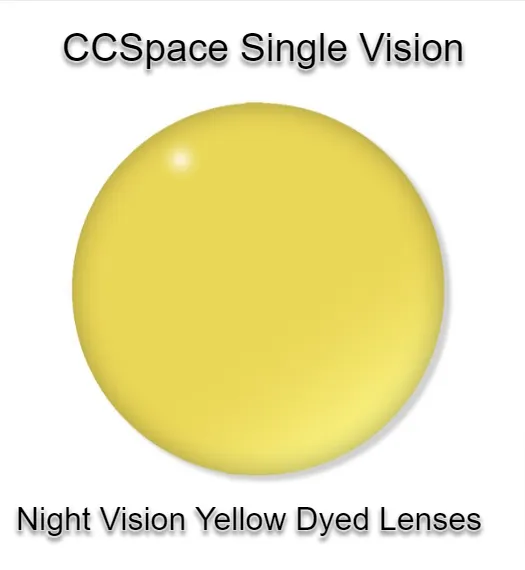CCSpace Aspheric Single Vision Dyed Acrylic Lenses