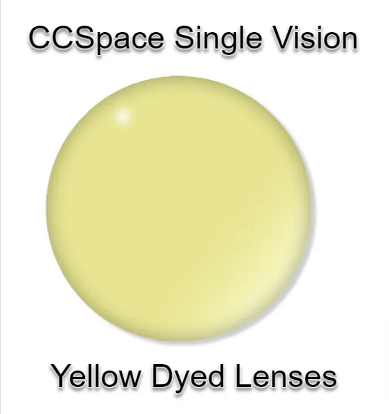 CCSpace Aspheric Single Vision Dyed Acrylic Lenses