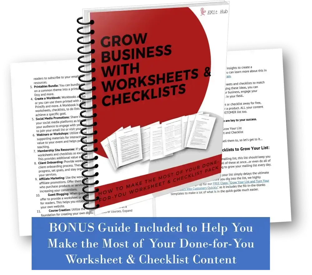 Creating Courses without Being on Camera Worksheets, Checklists   Guide