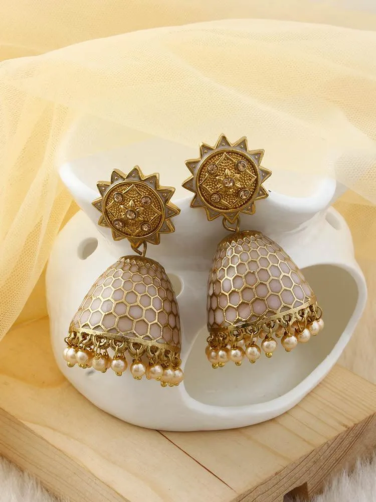 Crepe Bell Jhumkis
