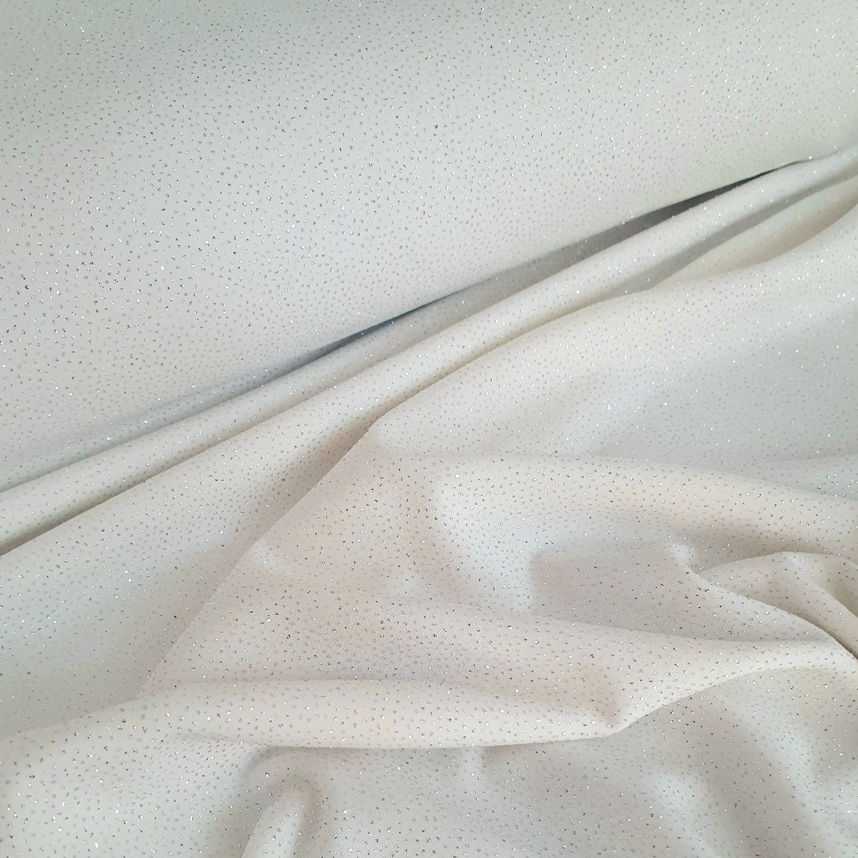 Dazzle polyester jersey - Ivory