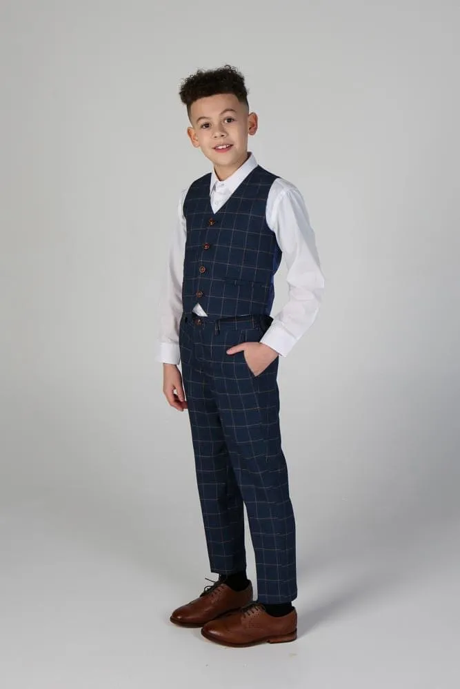 Device - Boy's Hamleys Navy Three Piece Suit