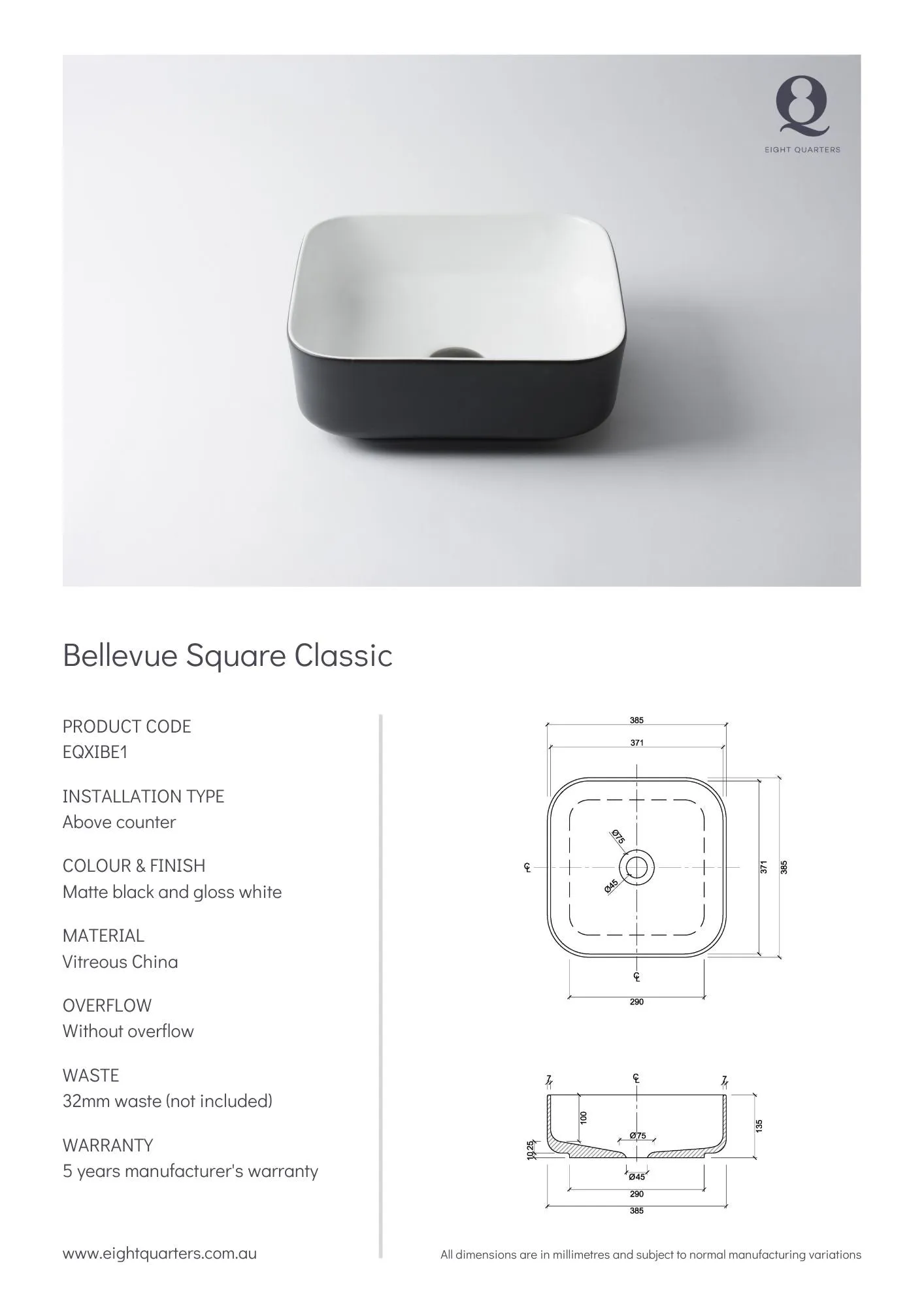 Eight Quarters Bellevue Square Classic