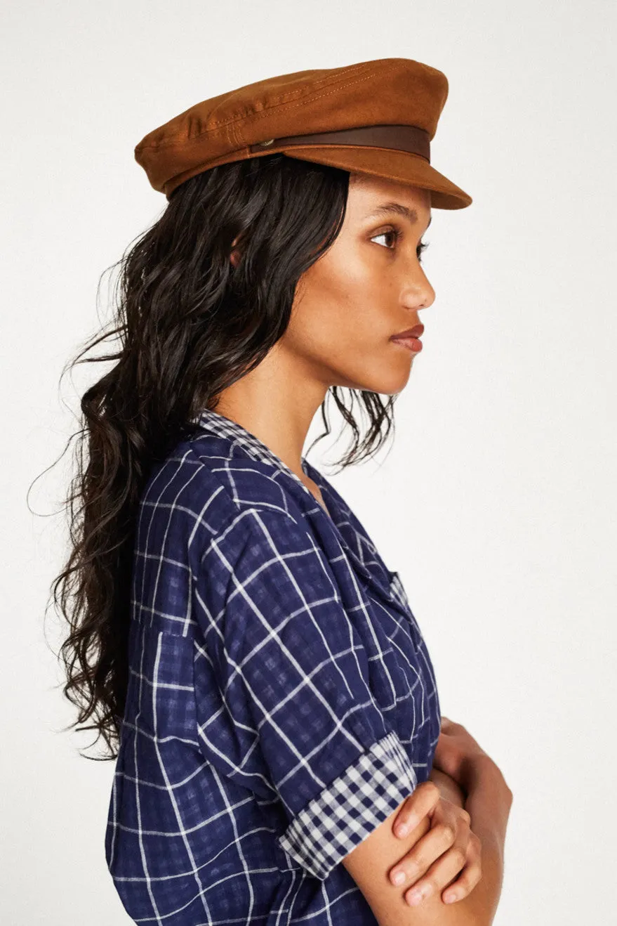 Fiddler Cap - Brown/Dark Brown