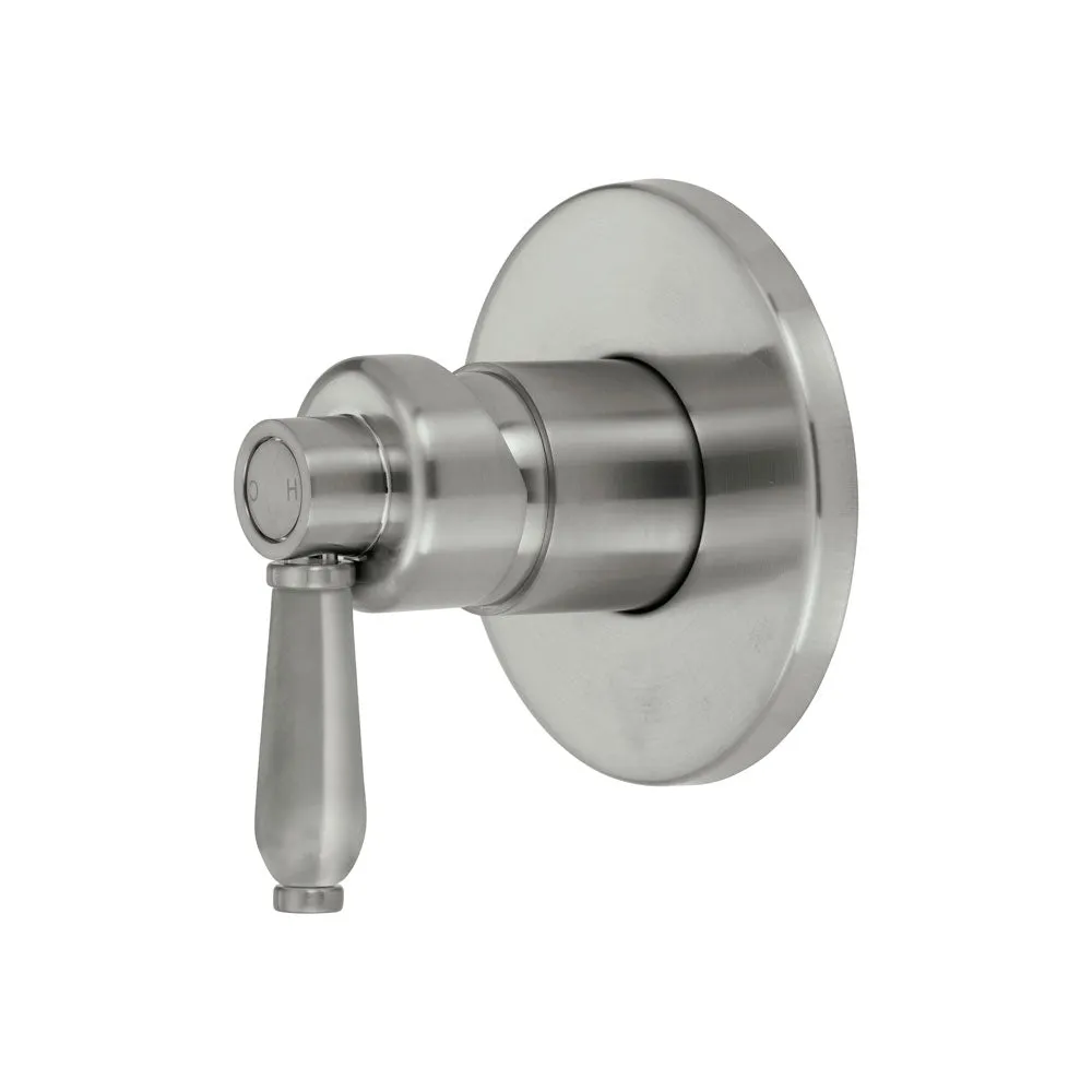 Fienza Eleanor Wall Mixer - Brushed Nickel / Brushed Nickel