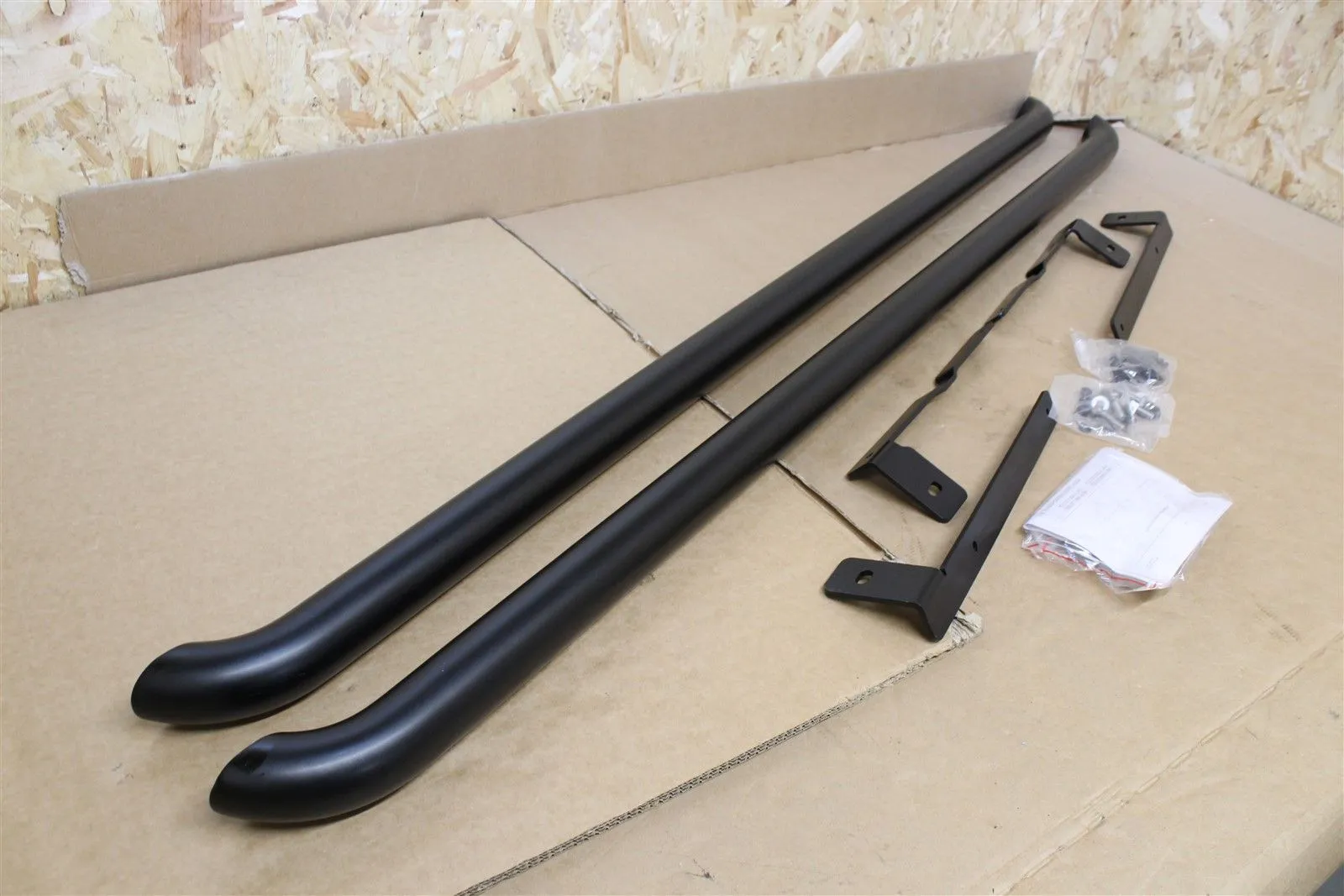 Genuine Side Tubes (BLACK) for Multivan / California / Caravelle T6.1 / T6  - Genuine Volkswagen
