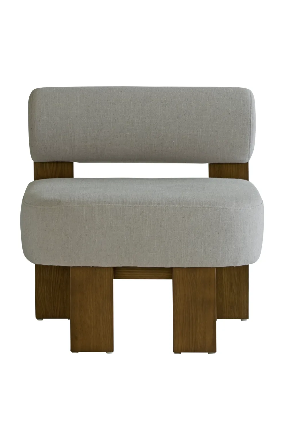 Gray Linen Occasional Chair | Andrew Martin Pello