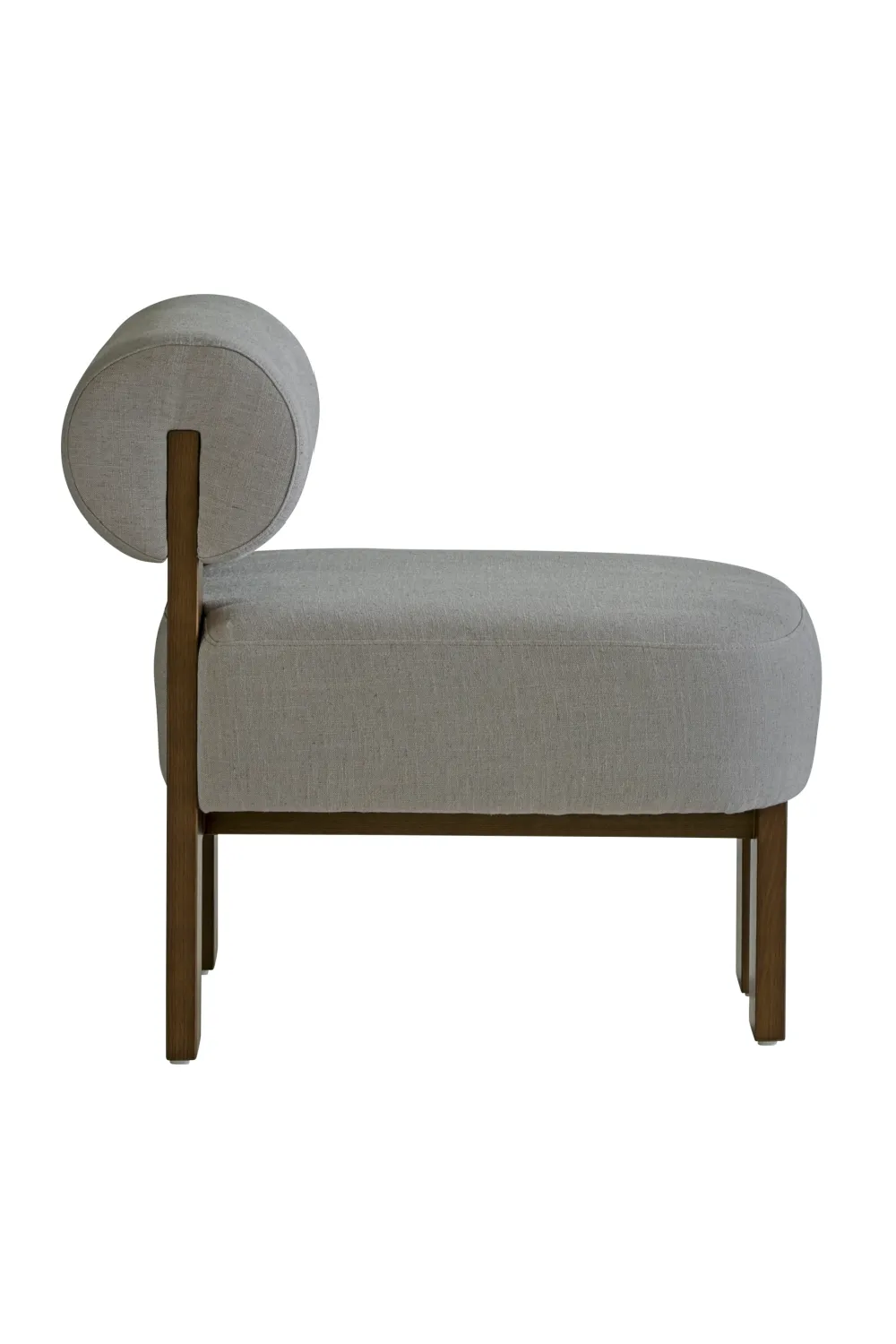 Gray Linen Occasional Chair | Andrew Martin Pello