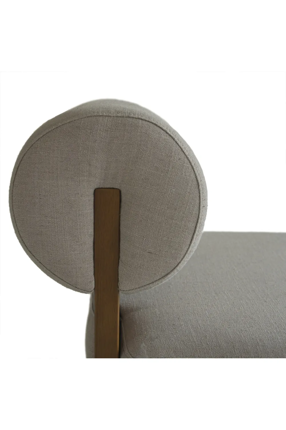 Gray Linen Occasional Chair | Andrew Martin Pello