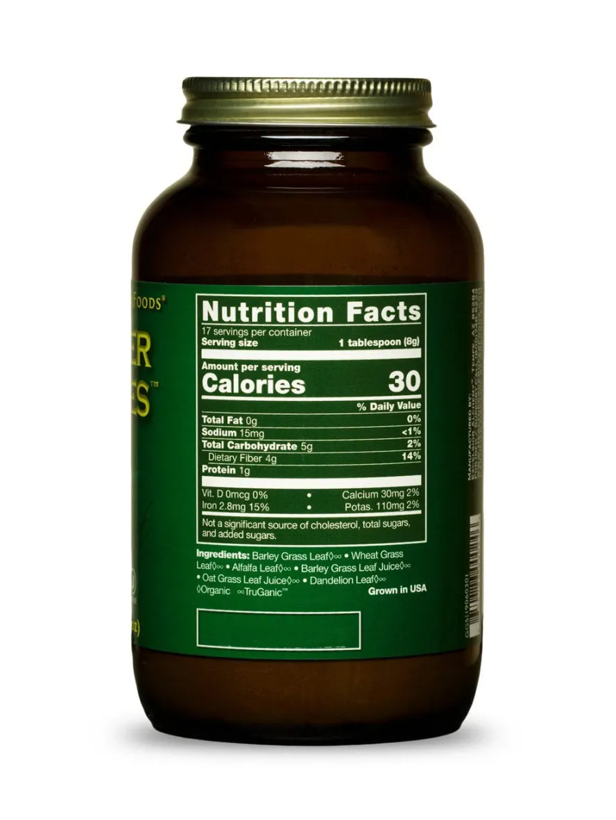 Greener Grasses, Alkalizer, 10oz, HealthForce SuperFoods