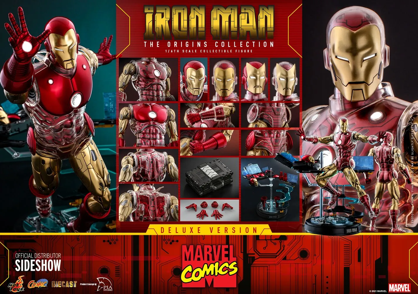 Hot Toys Iron Man the Origins Collection (Deluxe) Sixth Scale Figure