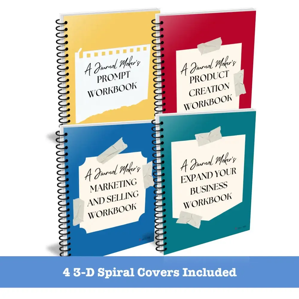 Journal Maker's Workbook Bundle - Customizable with PLR Rights