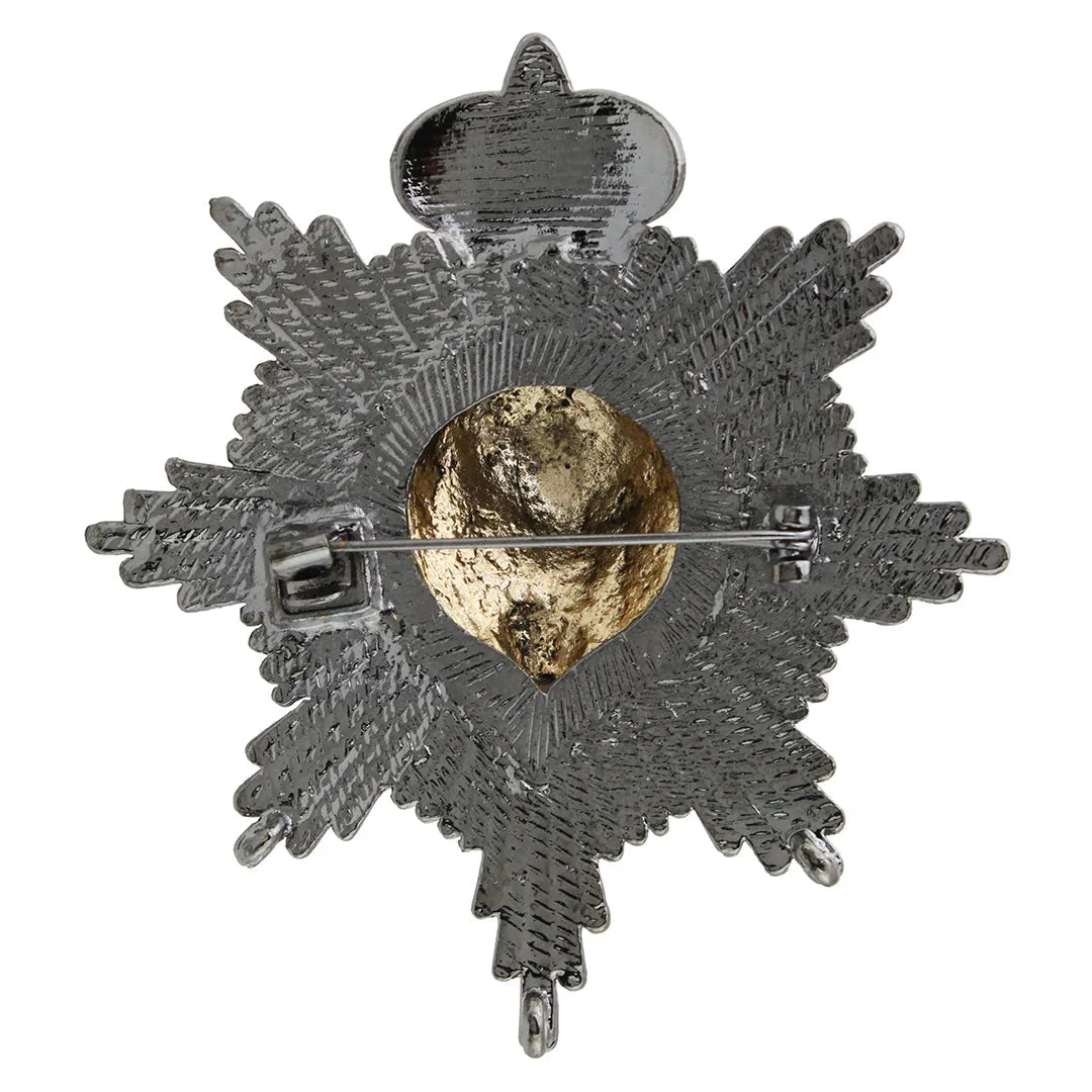 Kavove Lion’s Dominion Dark Grey Colour Lapel Pin