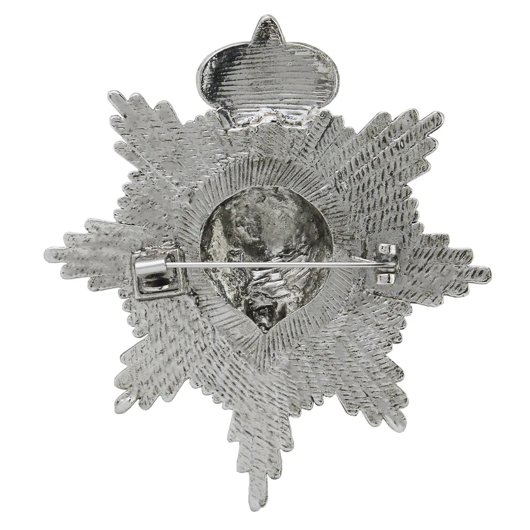 Kavove Lion’s Dominion Silver Colour Lapel Pin