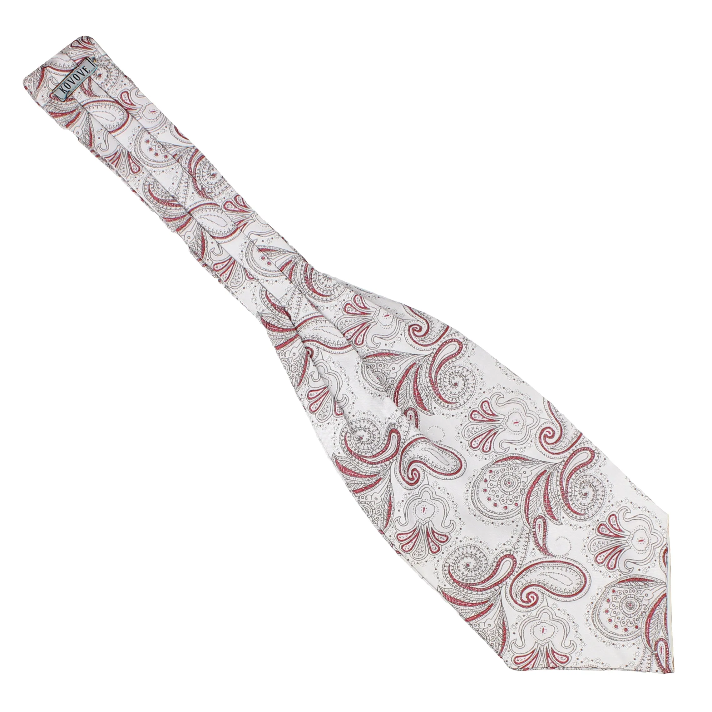 Kavove The Exotic Paisley  White Cravat
