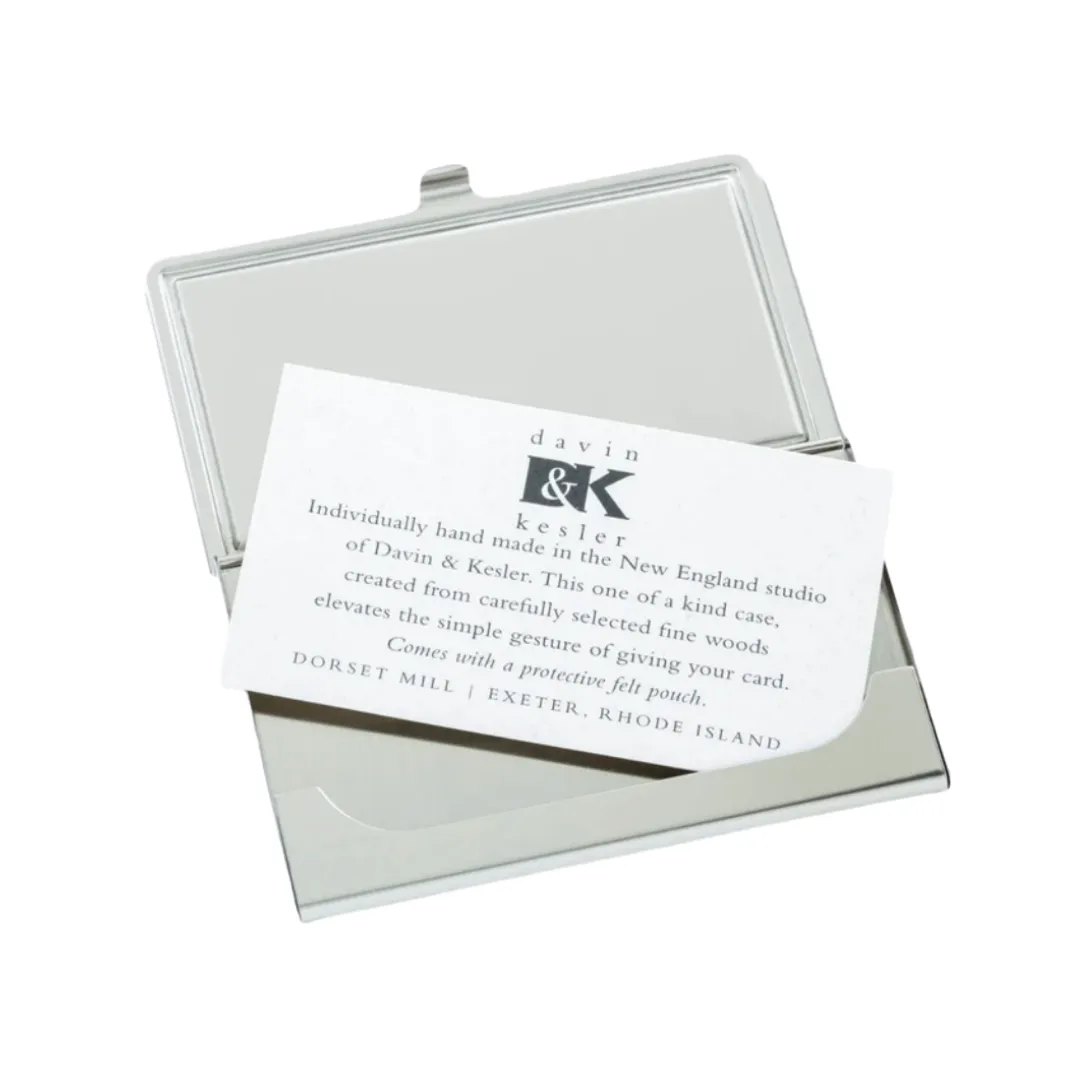 Lacewood Business Card Holder