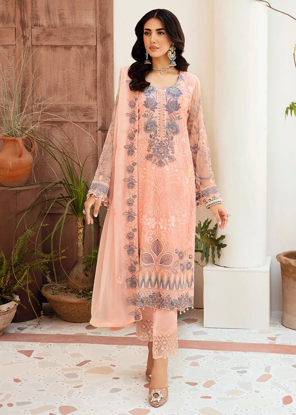 Luxury Chiffon Collection 2024 by Ramsha | F-2605