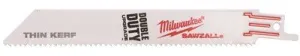 Milwaukee Sawzall Blade' 12 In. Long With 1/2 In. Universal Shank' 10/14 Tpi' 5 Per Pack