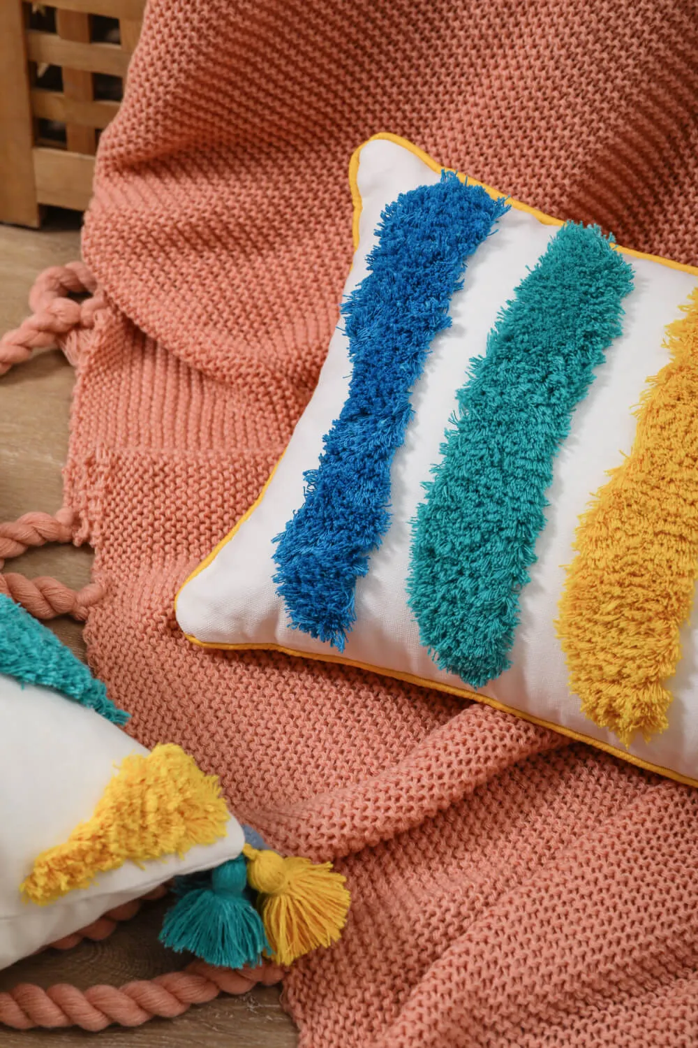 Multicolored Rainbow Throw Pillow Case | 6 Styles |