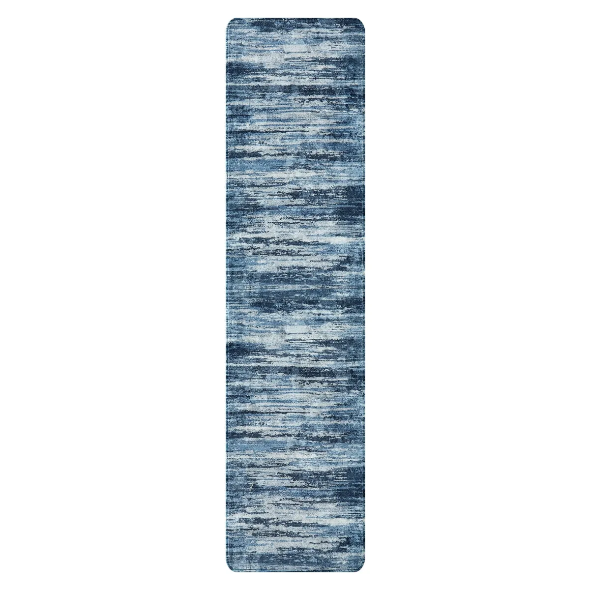 Nadia Modern Ombre Abstract Blue Area Rug
