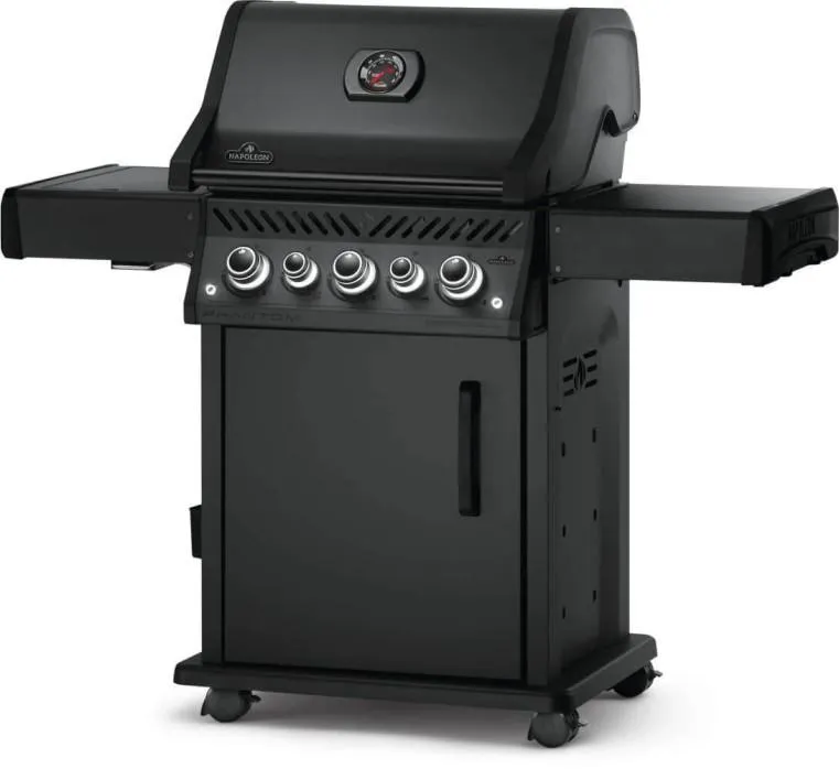 Napoleon Bbq RSE425RSIBPK1PHM Phantom Rogue SE 425 RSIB with Infrared Side and Rear Burners , Propane, Satin Black