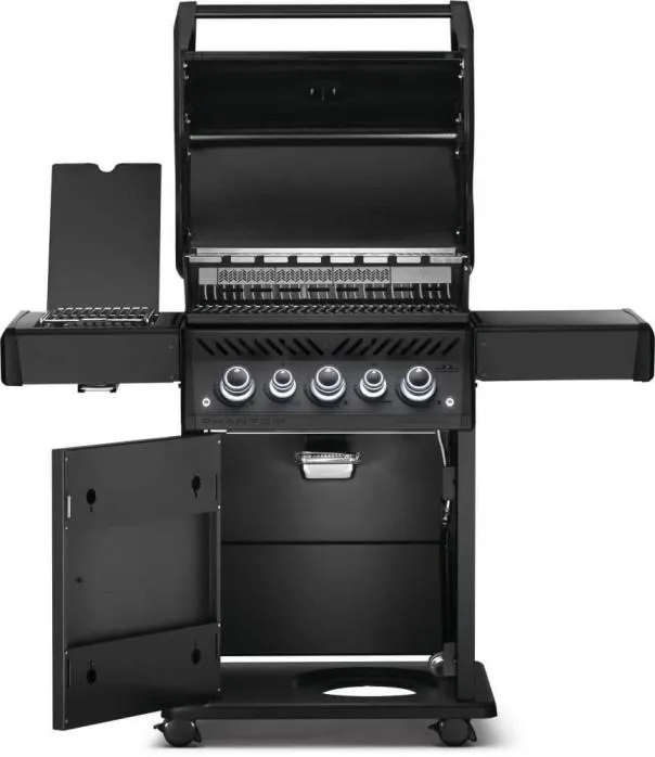 Napoleon Bbq RSE425RSIBPK1PHM Phantom Rogue SE 425 RSIB with Infrared Side and Rear Burners , Propane, Satin Black