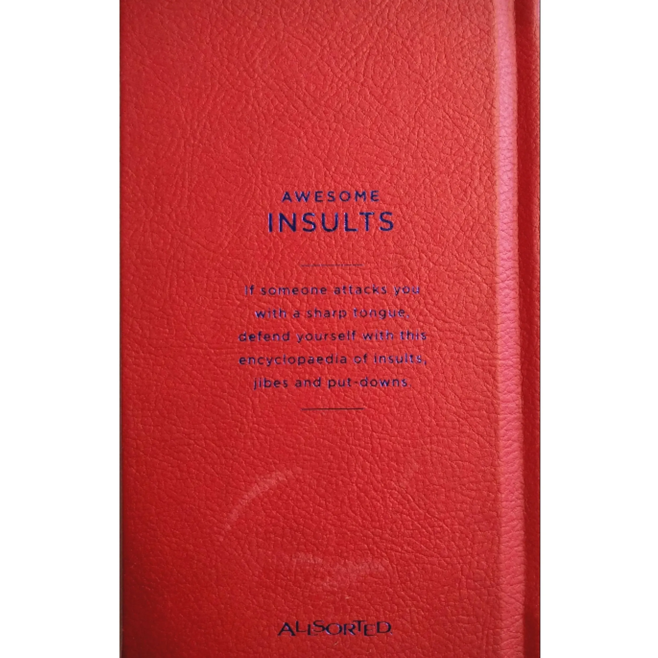One Liners Awesome Insults Book