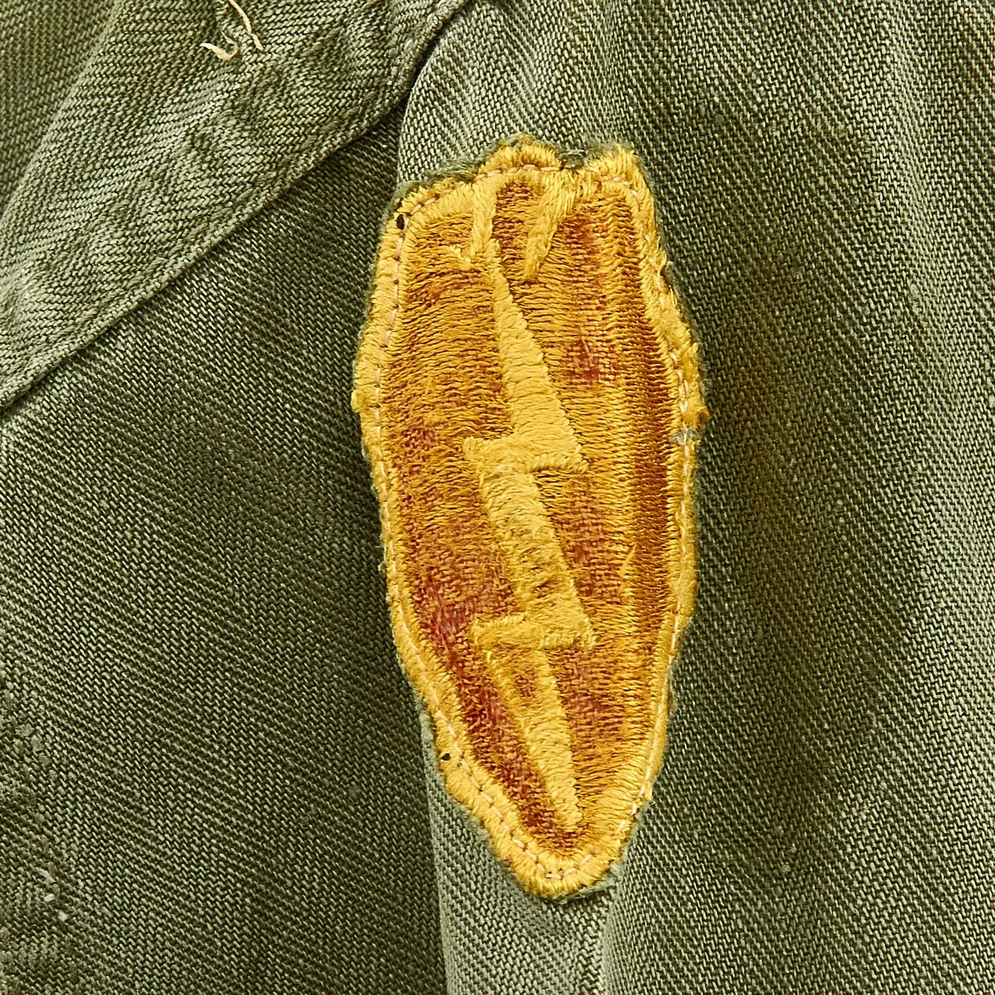 Original U.S. 1960s Major General David Warren Gray HBT Shirt