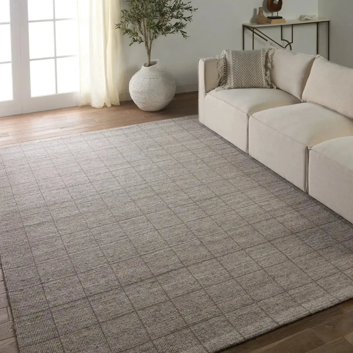 Oxford OBB01 Grey/Black Rug