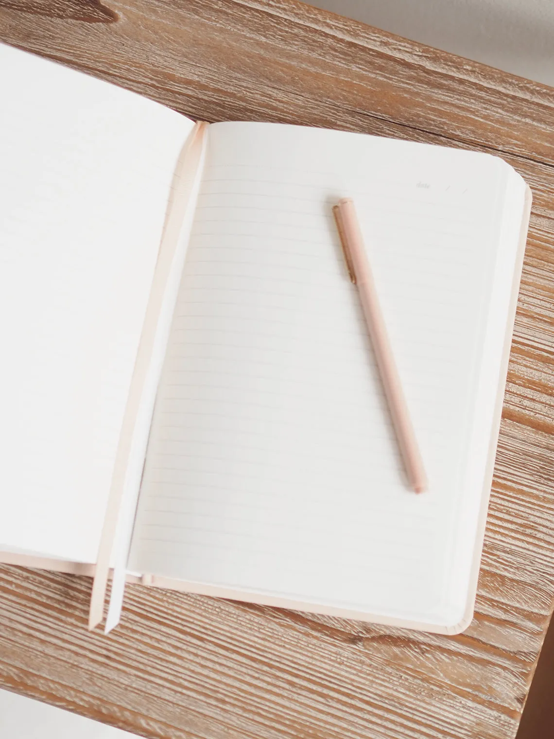Pale Pink Tailored Journal